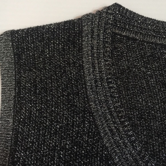 Laura Petites sleeveless sweater with sparkle Sz L - Picture 12 of 16